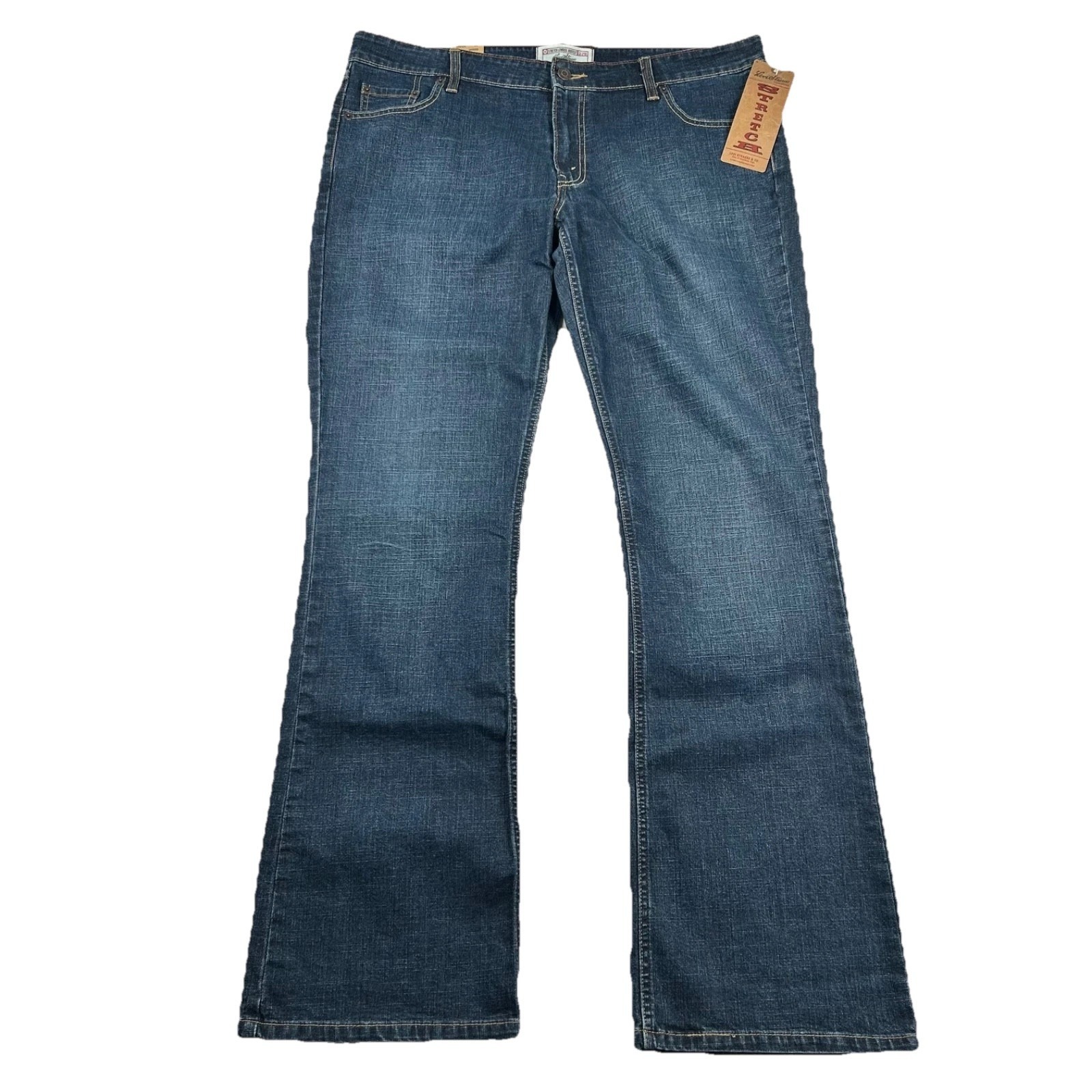 Vintage Levis Jeans Junior 17 Long Lowrise Bootcut Stretch Western Denim Y2k